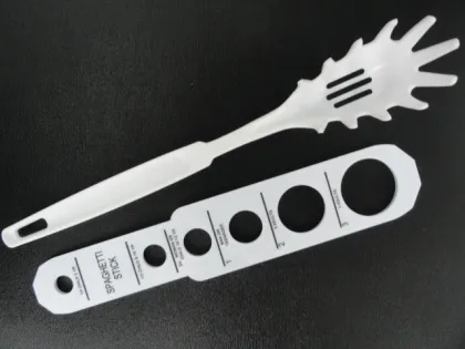 Kitchen tool plastic pasta spaghetti slotted noodle spoon