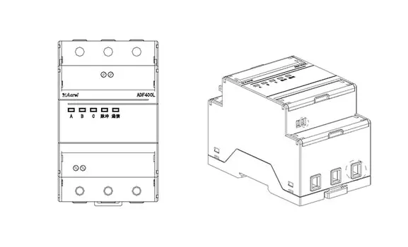 multi circuit energy meter Sub Module (Direct Connection)