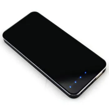 JP-S04 Safety Li-polymer battery power bank with indicators and high class armor plate glass cover
