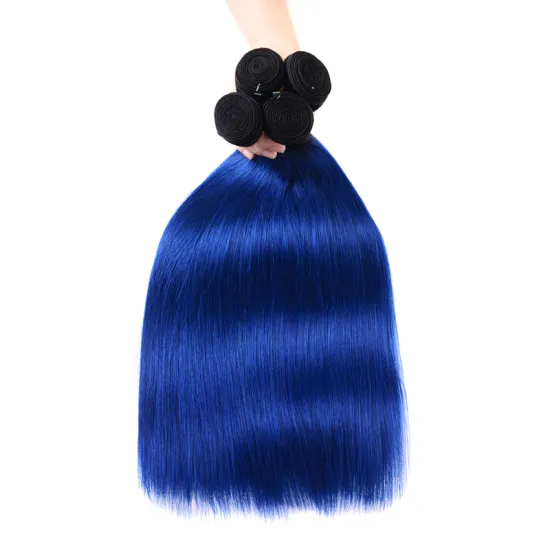 Factory Wholesale Hot Sell Blue Band Hair Bundles 12A Grade Bundles 100% Raw Virgin Brazilian Hair Bundle With Human