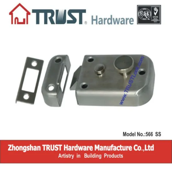 566SS:Fire Rated Rim Cylinder Night Latch