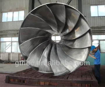 Francis water Turbine Wheel(runner) for power plant modernization