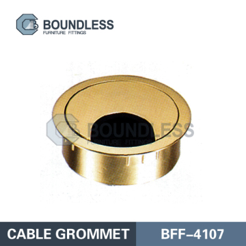 55 มม. Zinc Alloy Cable Round Cable Grommet พร้อมตาไก่