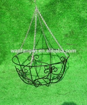 plastic metal flower hanging basket