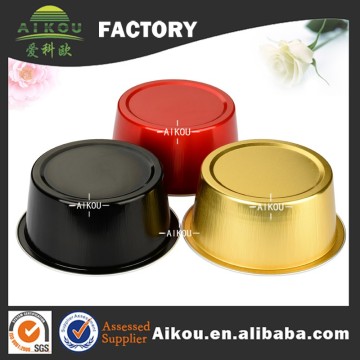 Smoothwall plastic lids foil cups for cupcake baking