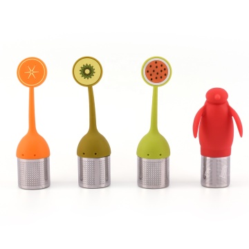 BPA-Free Silicone Tea Strainer: Cute Animal Design