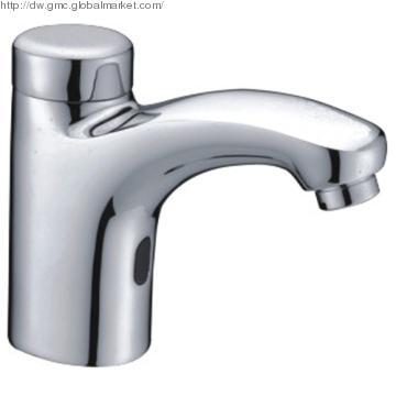 brass self  closing washbasin bathroom  tap commercial faucet