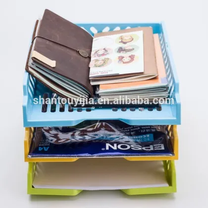 Office desk organizer Plastic Documents basket plastic file tray