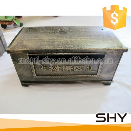 metal wrought iron mailbox for sale
