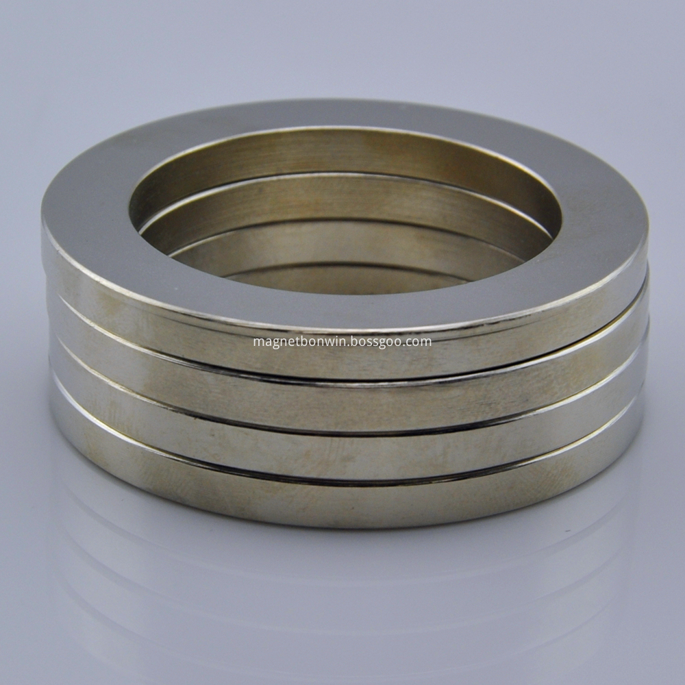 N38 neodymium large ring magnet