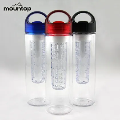 750ml VOSS Style Mineral Water Glass Bottle with Screw Plastic Cap