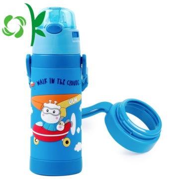 3D SIlicone Cartoon Sleeve Children Drinking Bottle Sleeve