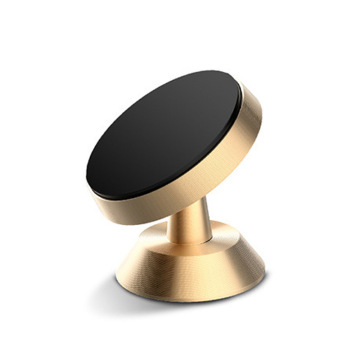 Wholesale 360 ​​องศา Rotatable Golden Strong Magnetic Car Console โทรศัพท์มือถือขาตั้ง