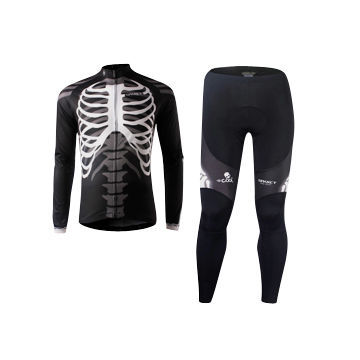UV-protection Full Zip Compressed Cycling Suit, Lightweight