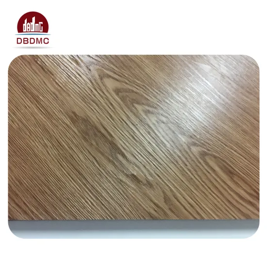 Anti-slip Uniclick 5mm Wpc Vinyl Floorings 0.5mm Wear Layer