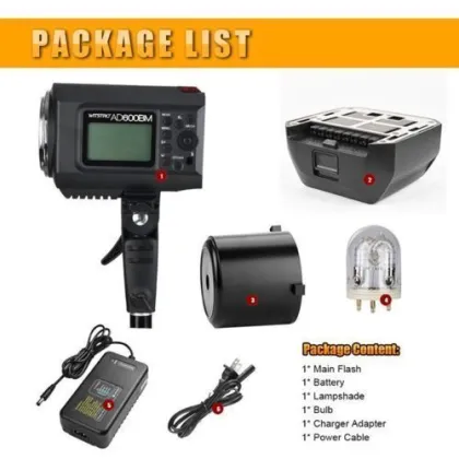 Godox AD600BM Outdoor Flash Light for Camera Photography