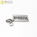 custom round metal label handbag personalized keychain