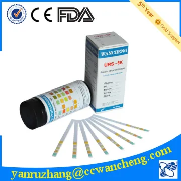 urine strip 5 parameter medical diagnostic test strip URS-5K