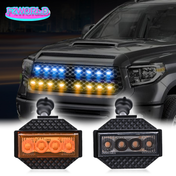 LED Grill Light Marker Kit for Toyota Tundra Aftermarket Raptor Style Grill