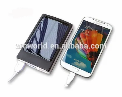 AWC299 6000mah solar charger for fuji power bank battery charger solar power bank