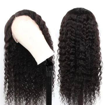 180 Density Cuticle Aligned Virgin Wigs Glueless Hd Lace Frontal 40 Inch Deep Wave Hd Wig Grade 12 A Very Long Human Hair Wig