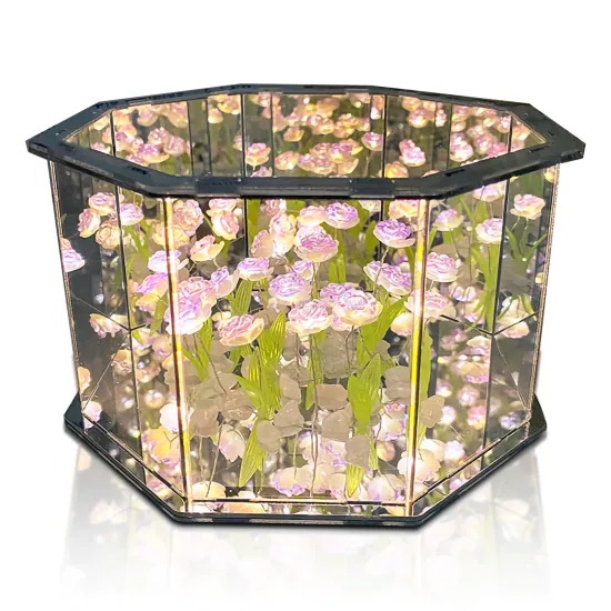 DIY Hexaprism Tulip Mirror Lamp - Atmosphere Sense Small Gift