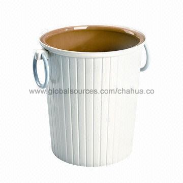 5.2-liter Plastic Trash Can with Tea Filter on Top, Durable, for Home or Hotel Use