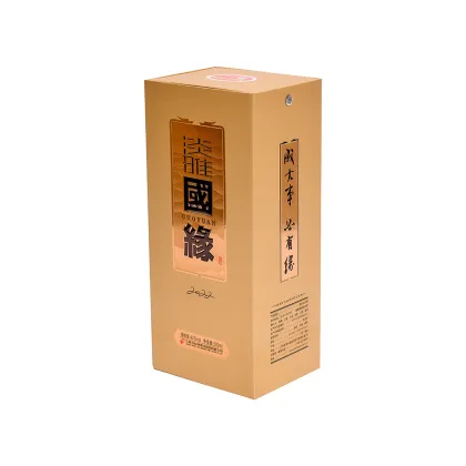 Golden package Wine Boxes