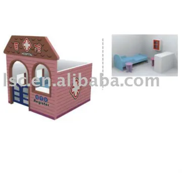 hospital design wooden pretend play kitchen
