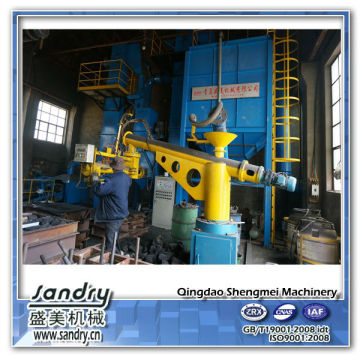 5 t/h Continuous mixer machine to bind foundry sand