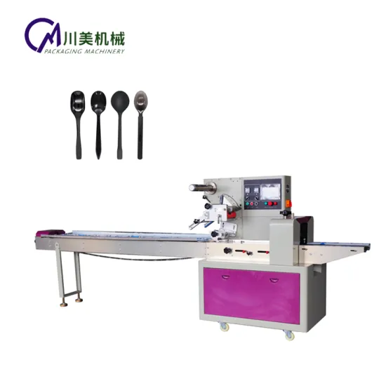 Best Price Automatic Horizontal Plastic Spoon Fork Cutlery Packing Machine