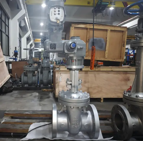 Motor actuator 6" 300LB WCB Gate Valve