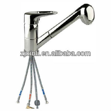 High Quality Brass Low Pressure Pull Out Faucet, Polish and Chrome, Best Sell Series