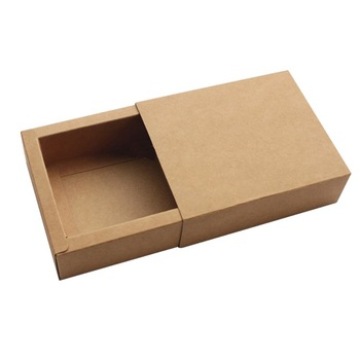 Απλό απλό σχεδιασμό χαρτιού Kraft Paper Drawer Box