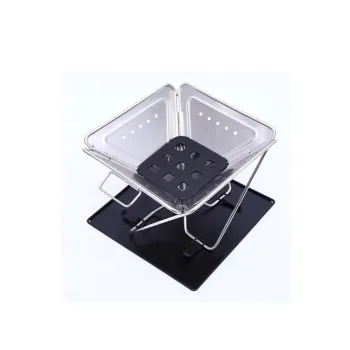 WELDON Portable Charcoal BBQ Grill for Outdoor Camping with Handle Bag