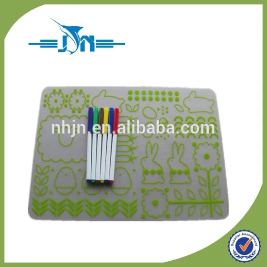 Can write down on the silicone baking mat ,baking silicone mat