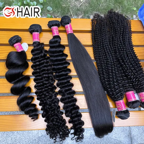 Wholesale GS Unprocessed Virgin Human Hair with Cuticle Alignment