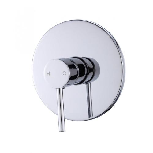 Wall Mounted Shower Faucet Round Brass In-wall Shower Faucet Without Diverter Supplier