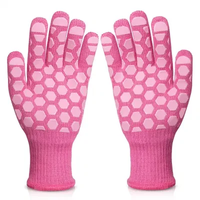 Multi-Function Kitchen Cooking Potholders Heat Resistant Oven Mitts BBQ Gloves