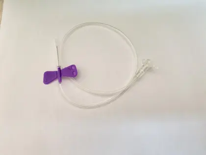 Scalp Needle With Central Venous Catheter