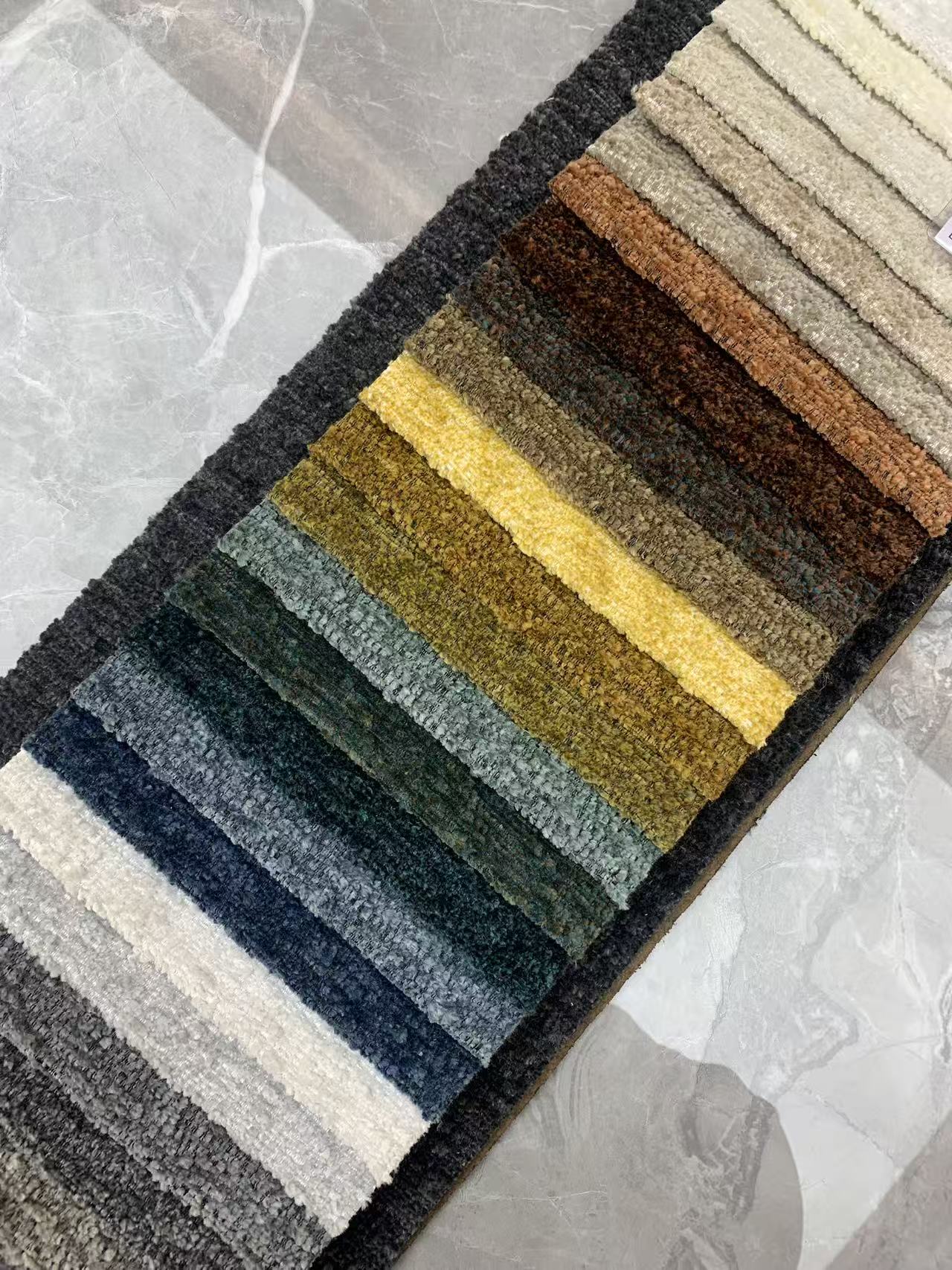 ULIKE Textured Solid Chenille Upholstery Fabric