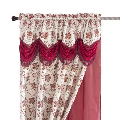 Wholesale Living Room Thick Art Shading Embroidered Curtains