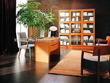 Desk, Chair, Relax Chair, Bookcase