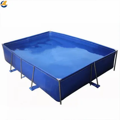 Durable color pvc tarpaulin fish pond