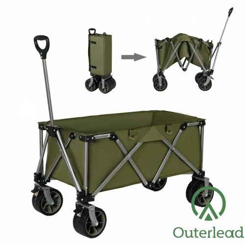 Gathered Folding Wagon Outerlead Folding Wagon Utility Outdoor Camping Garden Wain Supplier