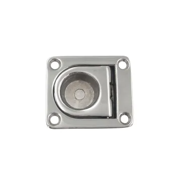 High Quality 316 Stainless Steel Flush Lift Rings for Boats - Marine Hardware Round Design