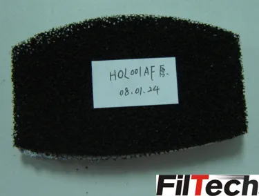 Photocatalyst active carbon air filter, air filter