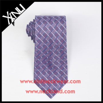 100% Handmade Polyester Necktie Plaid Striped Men