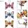 Set of 3 Butterfly Garden Stake Decor