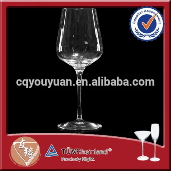 800ML Wide Mouth Transparent Wine Glass Custom Molded Glass Manufacturers